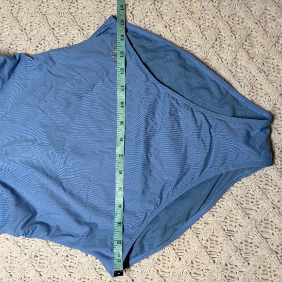 Johnny Was Calme Blue One-Piece Swimsuit with Crossback Straps – Women’s XL NWOT - Picture 4 of 7